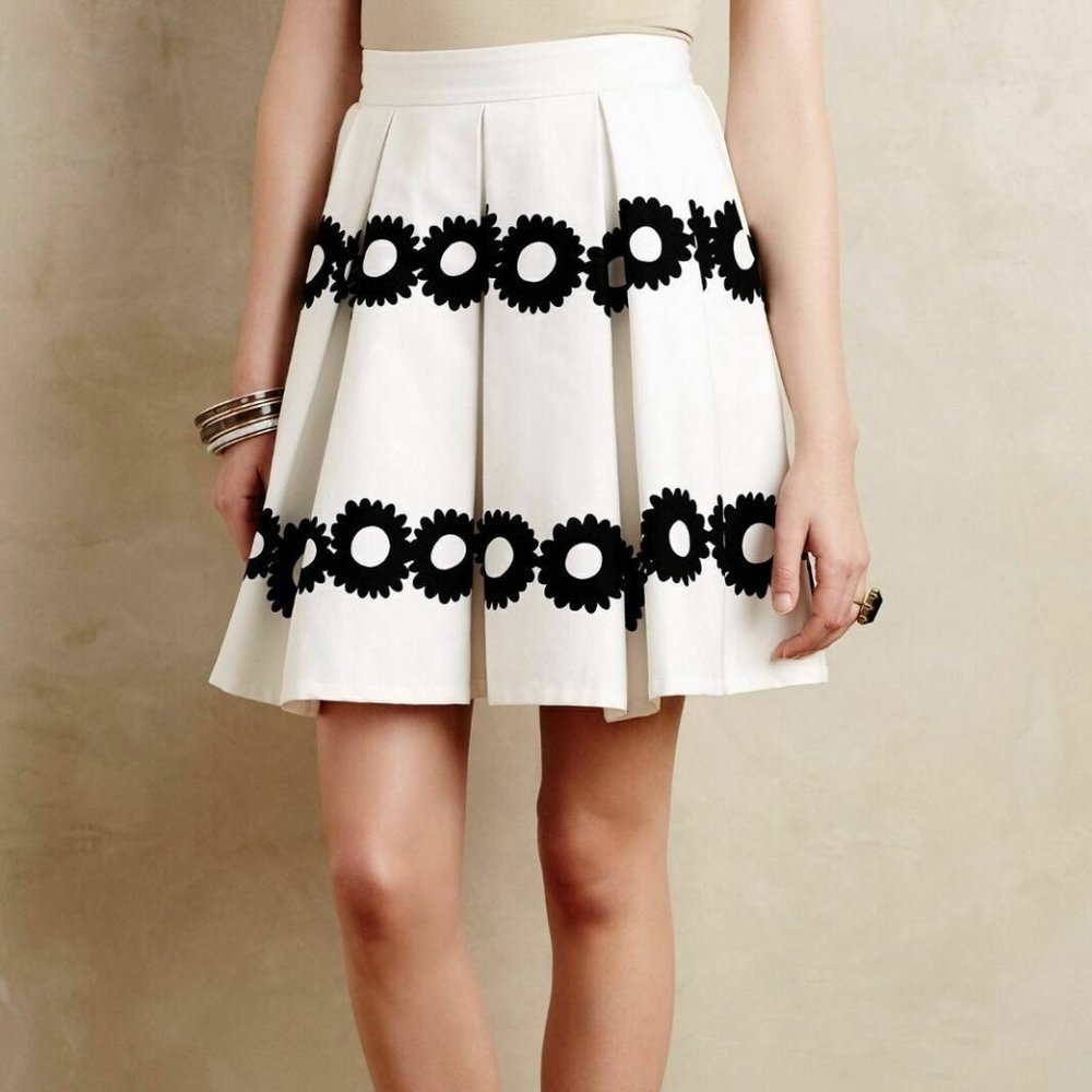 NWT Anthropologie Catalina Petite Skirt